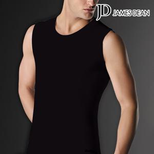 제임스딘 남자 면 라운드넥 머슬런닝 JHMRR107