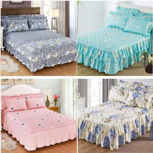 로아즈 킹침대커버 누빔매트리스커버 예쁜침대커버 K