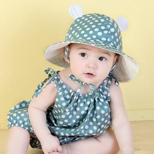 [조이멀티]날개도트 썸머룸퍼 모자세트(12-36개월)300075