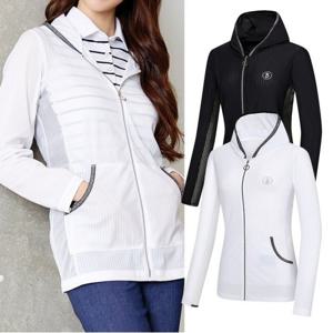 비티알 BTR 여성 골프웨어 여름 메쉬 집업 가디건