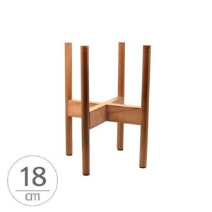 원목 화분 받침대 우드스텐드 (소) 내경 18cm 월넛