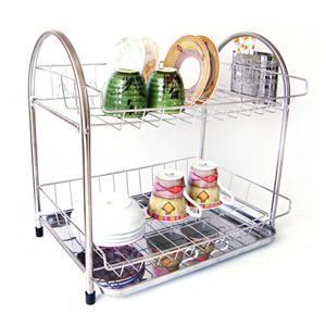 식기건조대 2단 (SS)/싱크대선반/주방선반/개수대/주방용품
