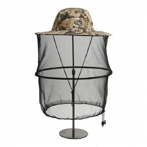 벌레차단 메쉬망 모기장 양봉 벌초 방충모자 픽셀카키