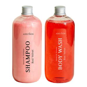 아드시온 천연 오일 퍼퓸 샴푸+바디워시 세트 (레드벨벳향)