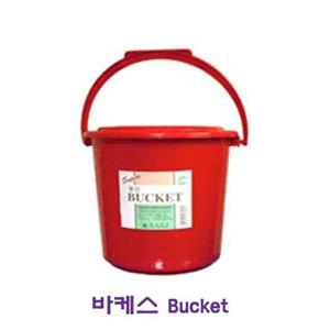 원형 바케스25호 플라스틱 바케스 플라스틱통 원형