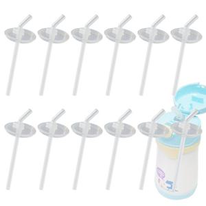 푸고 빨대컵 호환 빨대리필 12P+세척솔3P