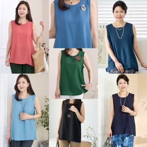 [로즈맘][엄마옷 로즈맘] 엔조이민소매인견티셔츠