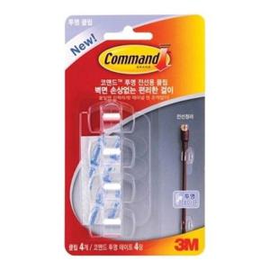 선정리 3M코맨드투명전선용클립
