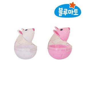 [블루마토] 먹이퍼즐 쥐돌이 오뚝이 간식볼[FPM000] 색상 택1
