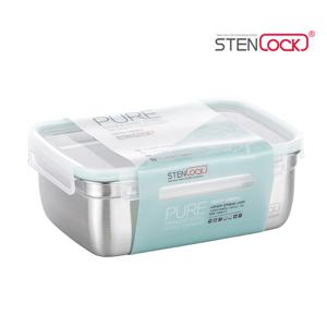 스텐락 퓨어 스텐 밀폐용기 찬통 직사각 8호 2600ml