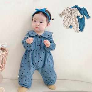 [조이멀티]하트팡팡 카라 긴팔 아동 우주복 204464