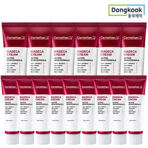 동국제약 센텔리안24 마데카크림 액티브 스킨 포뮬러 스페셜 구성(50mlX6개+15mlX9개) 미백주름 피부탄력 진정 항산화 콜라겐 흡수 광채 리프팅 기미 병풀 TECA 안티에이징