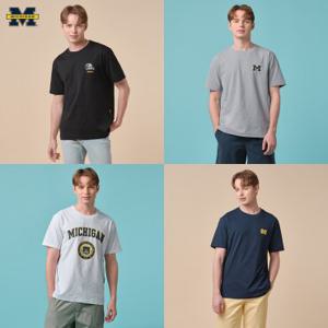 [미시간] 남성 캐주얼 반팔 티셔츠 4종세트