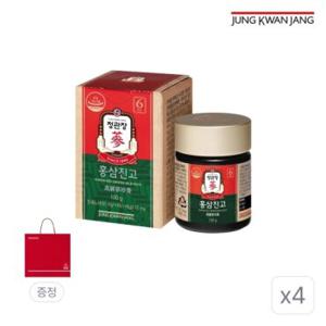 정관장 홍삼진고 100g x 4병 x 쇼핑백4장