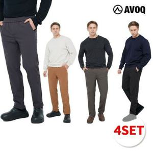 [아보크] 25FW 최신상 기능성 기모본딩 팬츠 4종, 남성