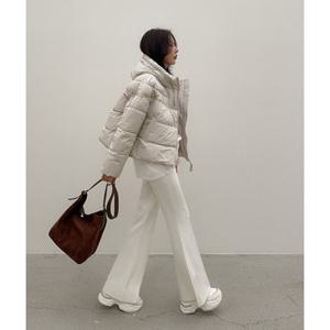 다바걸 / 폴뎃하이넥후드패딩