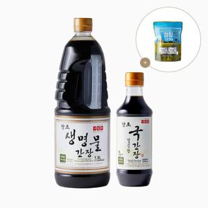 [신앙촌][신앙촌] 양조 생명물간장 1.8L + 국간장 500mL 캠핑팩1개  a