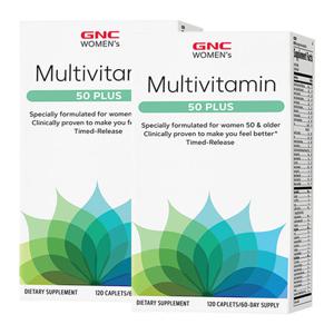 [지앤씨] 우먼 울타라 메가 50 플러스 여성종합비타민 120정 x2