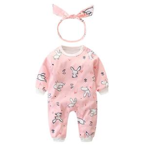 [조이멀티]플레이레빗 아동긴팔우주복헤어밴드세트 204969