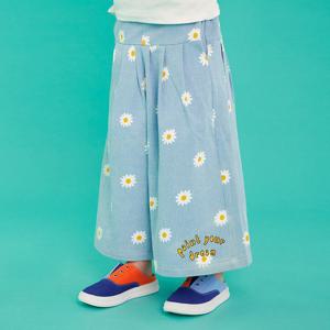 [미니도우]미니도우 플라워 여아 청바지 데님 팬츠 연청