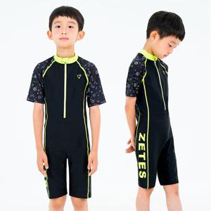 제테스 남아동 올인원 래쉬가드수영복 우주블랙 B_1Y063