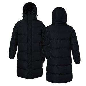 미라클 남성 여성 겨울 방한 롱패딩 점퍼 벤치 코트 아우터 블랙
