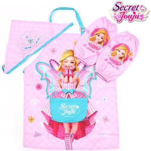 피앤디 쥬쥬 티아라 토시두건 앞치마 3종세트