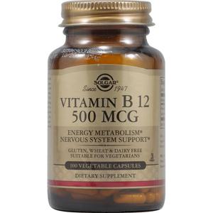 솔가 비타민 B12 500 mcg 100 식물성캡슐