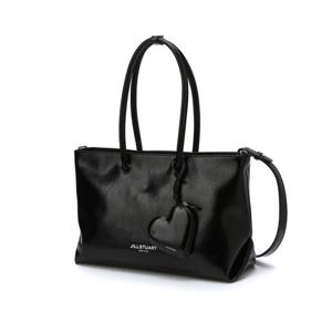 [질스튜어트] 블랙 글로시 레더 숄더 JABA4E761