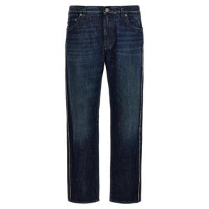 돌체앤가바나 데님 스트레이트 팬츠 GYJDADG8KG1S9001 Blue