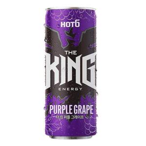 [롯데칠성음료] 핫식스 더킹 퍼플 그레이프 355ml 24입