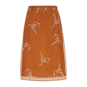 프라다 오간자 미디스커트 P123JRSOOO14VO F0033