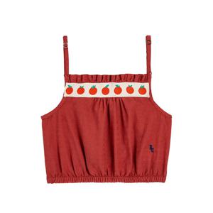 24SS 키즈 디테일 토마토 우븐 탑 레드 124AC156 600