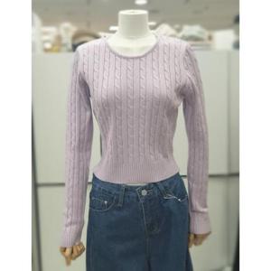 밀스튜디오 세이브존04 꽈배기 크롭니트 LQ3KTB107