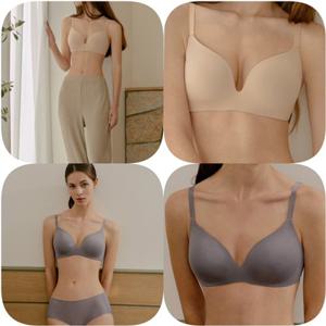 [비너스] 24SS(AB컵) 실리콘라이닝 심플 노와이어 퓨징브라 (VBR0981AB)