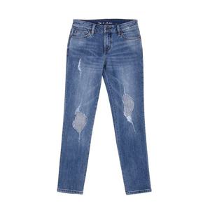 [카이아크만] 무릎구멍 데님팬츠(DQADP335W0_ID)