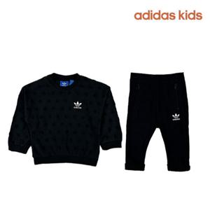 [아디다스 키즈]아디다스키즈 맨투맨 상하세트(AJMM13BQ4399_BK)