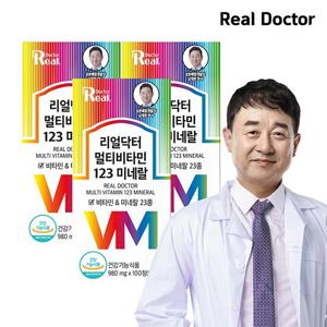 [리얼닥터] 멀티비타민 123 미네랄 980mgX100정X3개(300정)
