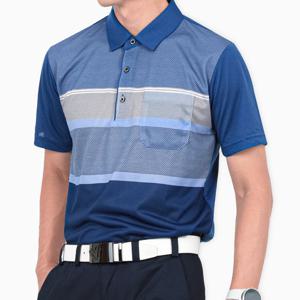 뉴에이스 남성 배색 포켓 면 카라티 Model No_N2-4Q008