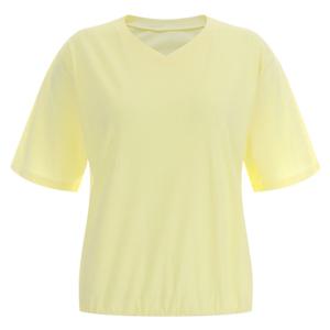 샵앤) 바이오워싱국산 밑단 밴딩 면100반팔DAI-WSH-12055-옐로우