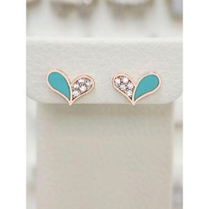 볼라레 세이브존03 볼라레 미타드 민트하트 은침귀걸이 2color SAVSSS1567