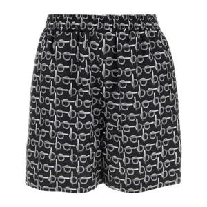 버버리 프린트 실크 쇼츠 8088641  B9593