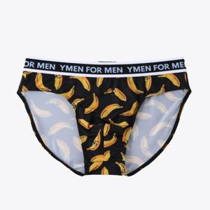 [예스][쿨론메쉬]바나나 블랙 삼각팬티YSMPZ353