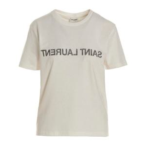 생로랑 로고 반팔티셔츠 665234Y37AW 9744