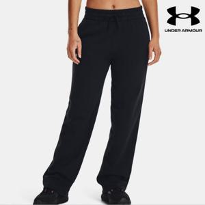 [언더아머(백)]여성 부드러운 기모 긴바지 플리스 스트레이트 일자핏 팬츠 1381847-001