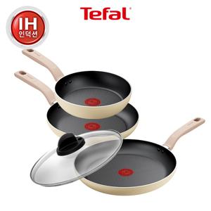 테팔 인덕션 데이지 4종(팬20+24+28+유리뚜껑28)