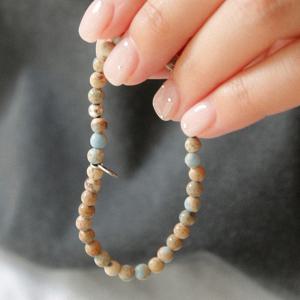 제이로렌 [MADE] 아게이트 원석 실버볼 팔찌 B01029