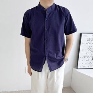 [리빌모아]남자 린넨 남방 반팔셔츠 와이셔츠 DJ4-SHH-SKQQ741-