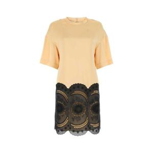 스텔라 매카트니 여성 피치 Satin 새틴 미디 드레스 6A01213AU309 9905