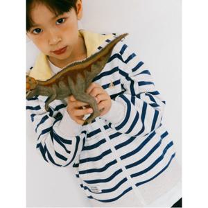 [빈폴키즈]스트라이프 후드집업 블루(BI4941U10P)